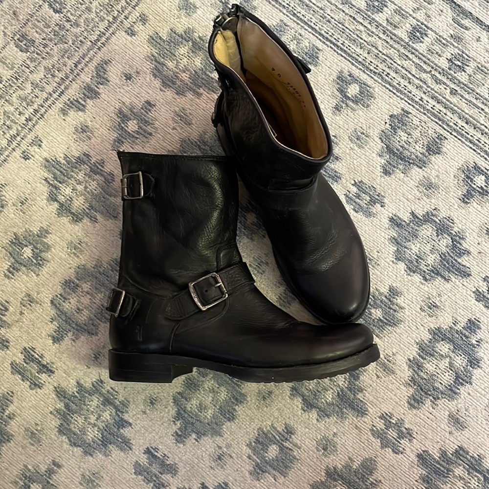 Frye harness boots, EUC, 9